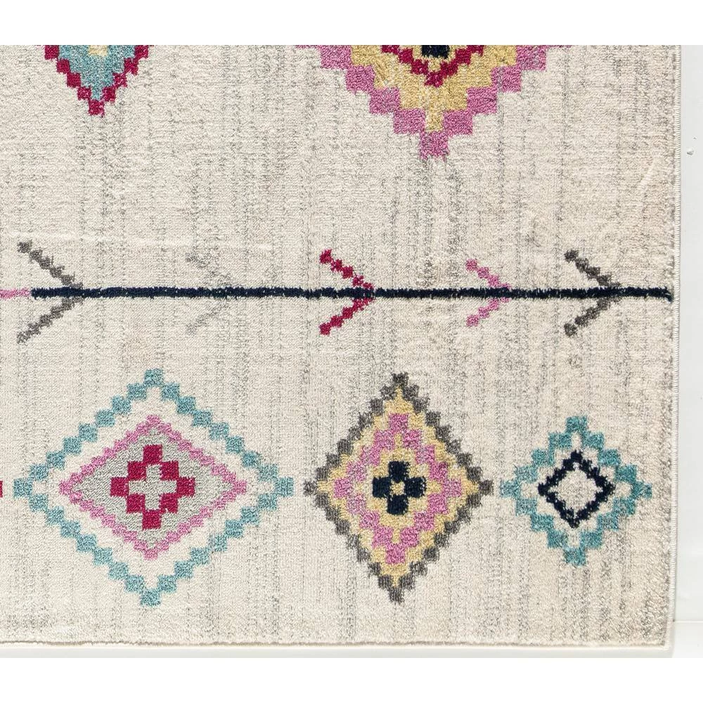 Blume Rumi Ivory Beige 8 ft. x 10 ft. Area Rug by CosmoLiving by Cosmopolitan 6 Blume Rumi Ivory Beige 8 ft. x 10 ft. Area Rug by CosmoLiving by Cosmopolitan - Image 4