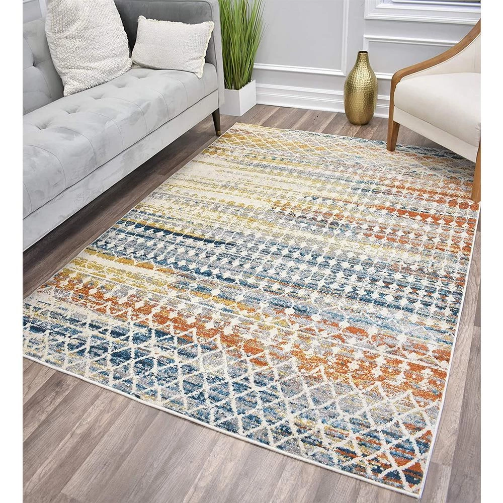 Taylor Tribal Harvest Beige 8 ft. x 10 ft. Area Rug by CosmoLiving by Cosmopolitan 4 Taylor Tribal Harvest Beige 8 ft. x 10 ft. Area Rug by CosmoLiving by Cosmopolitan - Image 2