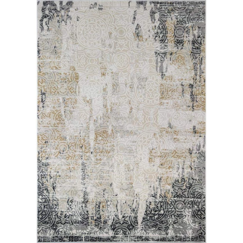 Auden Astor Beige Transitional 8 ft. x 10 ft. Area Rug by CosmoLiving by Cosmopolitan 7 Auden Astor Beige Transitional 8 ft. x 10 ft. Area Rug by CosmoLiving by Cosmopolitan - Image 5