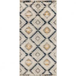 Bodrum Kilim Gold Beige 2 ft. x 6 ft. Area Rug by CosmoLiving by Cosmopolitan