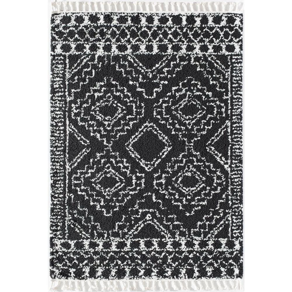 Mason Shag Sable Black 5 ft. x 7 ft. Area Rug by CosmoLiving by Cosmopolitan 3 Mason Shag Sable Black 5 ft. x 7 ft. Area Rug by CosmoLiving by Cosmopolitan