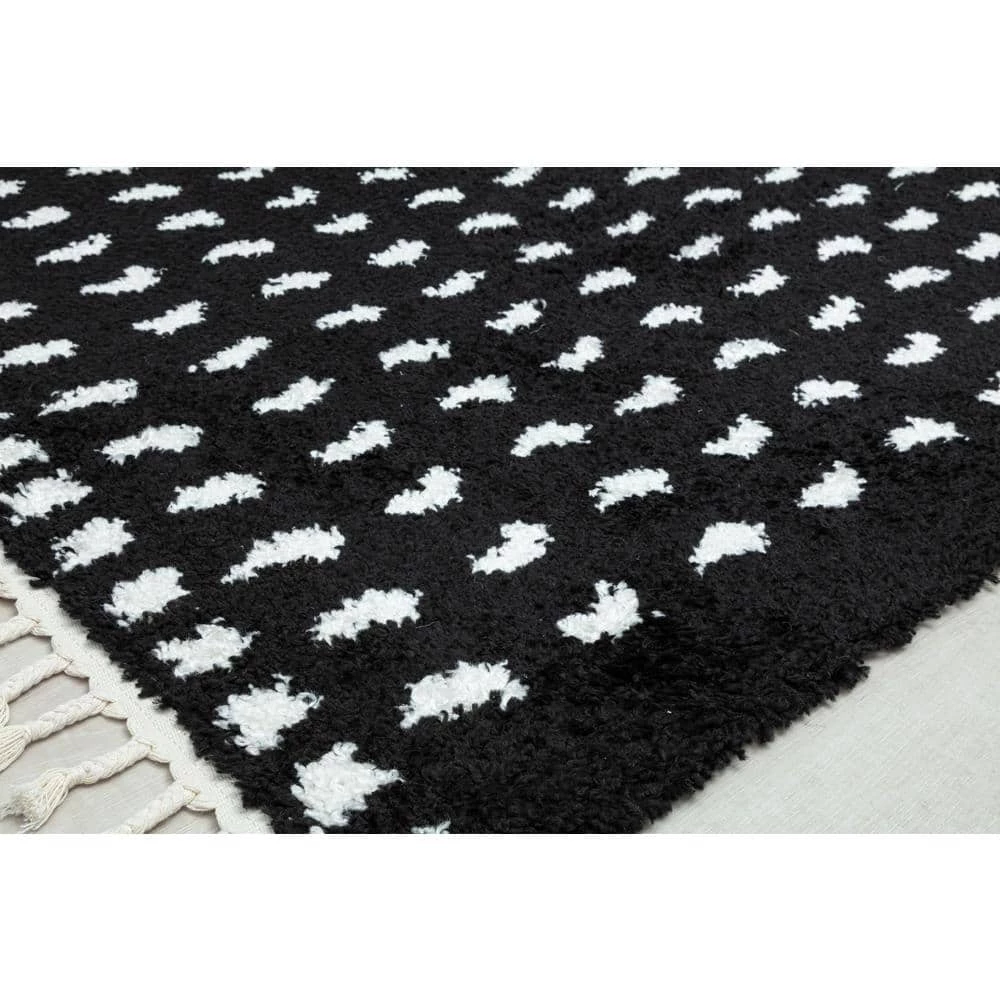 Secret Moment Modern Black 8 ft. x 10 ft. Dots Area Rug by CosmoLiving by Cosmopolitan 5 Secret Moment Modern Black 8 ft. x 10 ft. Dots Area Rug by CosmoLiving by Cosmopolitan - Image 3