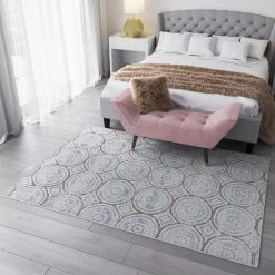 Mercer Mosaic Ivory Blue 8 ft. x 10 ft. Area Rug by CosmoLiving by Cosmopolitan 9 Mercer Mosaic Ivory Blue 8 ft. x 10 ft. Area Rug by CosmoLiving by Cosmopolitan -HOMELEGEND Sales blue cosmoliving by cosmopolitan area rugs ra27470 4f 1000