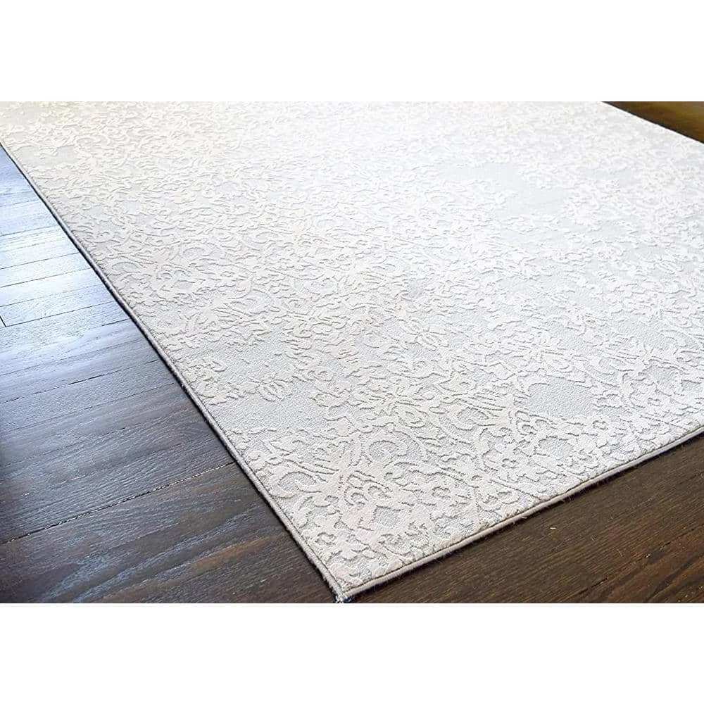 Mercer Snowflake Blue 8 ft. x 10 ft. Area Rug by CosmoLiving by Cosmopolitan 5 Mercer Snowflake Blue 8 ft. x 10 ft. Area Rug by CosmoLiving by Cosmopolitan - Image 3