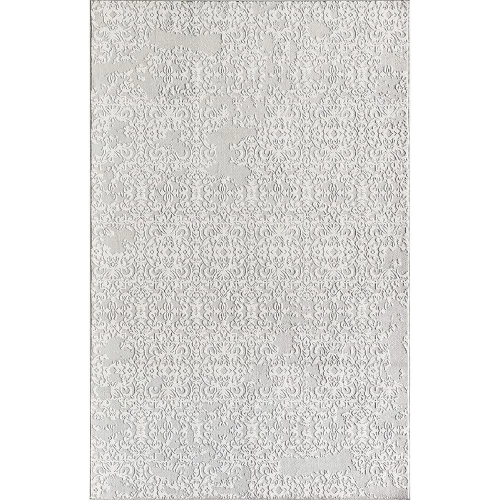 Mercer Snowflake Blue 8 ft. x 10 ft. Area Rug by CosmoLiving by Cosmopolitan 3 Mercer Snowflake Blue 8 ft. x 10 ft. Area Rug by CosmoLiving by Cosmopolitan
