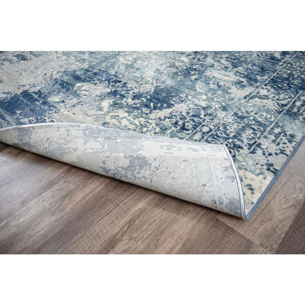 Jessah Duchess Twilight Blue Vintage 8 ft. x 10 ft. Area Rug by CosmoLiving by Cosmopolitan 5 Jessah Duchess Twilight Blue Vintage 8 ft. x 10 ft. Area Rug by CosmoLiving by Cosmopolitan - Image 3