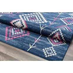 Bodrum Native Navy Blue 5 ft. x 7 ft. Area Rug by CosmoLiving by Cosmopolitan 10 Bodrum Native Navy Blue 5 ft. x 7 ft. Area Rug by CosmoLiving by Cosmopolitan -HOMELEGEND Sales blue cosmoliving by cosmopolitan area rugs ra28372 4f 1000