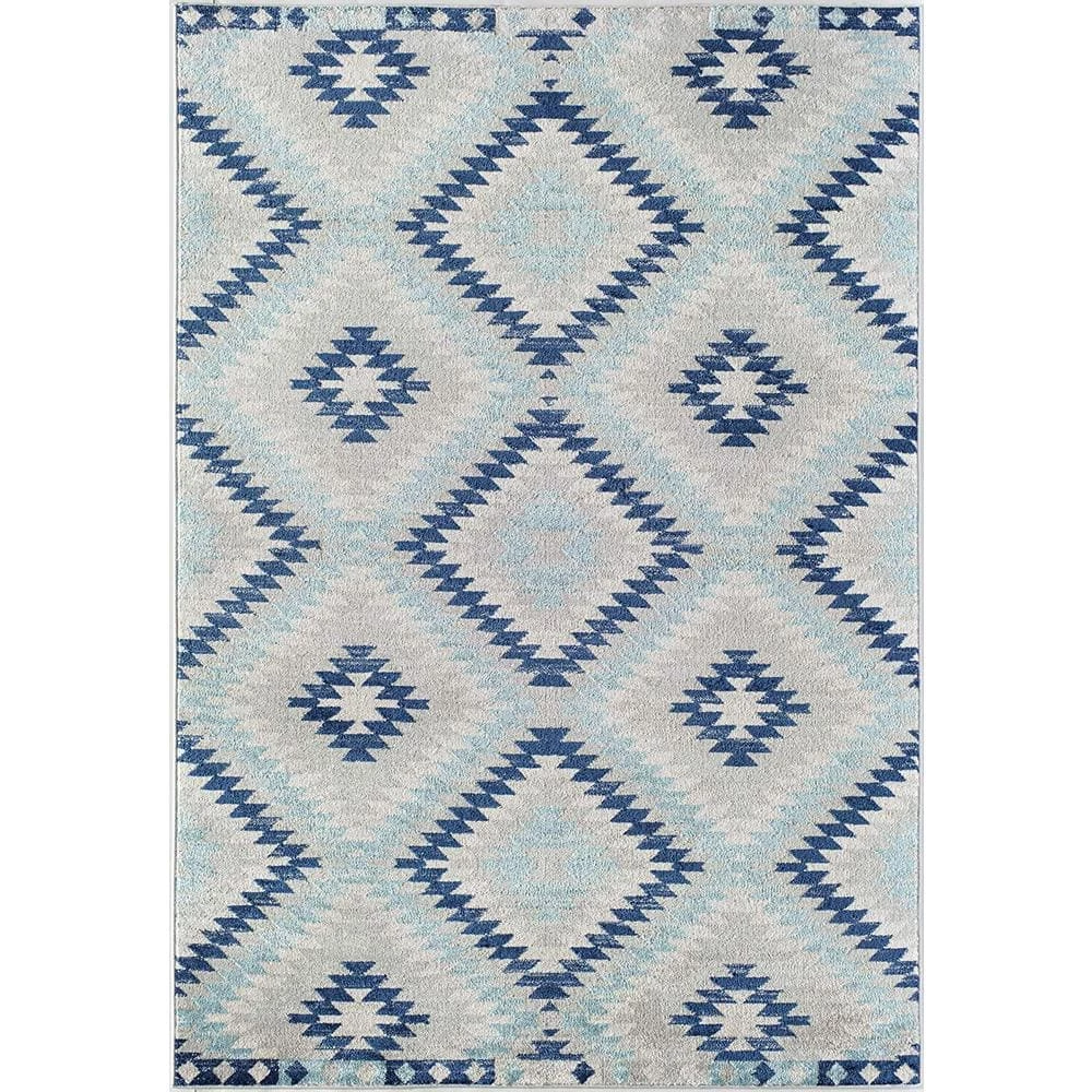 Bodrum Ice Blue 8 ft. x 10 ft. Area Rug by CosmoLiving by Cosmopolitan 3 Bodrum Ice Blue 8 ft. x 10 ft. Area Rug by CosmoLiving by Cosmopolitan