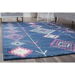 Soleil Native Blue 8 ft. x 12 ft. Tribal Moroccan Area Rug by CosmoLiving by Cosmopolitan 13 Soleil Native Blue 8 ft. x 12 ft. Tribal Moroccan Area Rug by CosmoLiving by Cosmopolitan -HOMELEGEND Sales blue cosmoliving by cosmopolitan area rugs ra30449 4f 1000