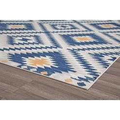 Soleil Kilim Honey Blue Tribal Moroccan 8 ft. x 12 ft. Area Rug by CosmoLiving by Cosmopolitan 13 Soleil Kilim Honey Blue Tribal Moroccan 8 ft. x 12 ft. Area Rug by CosmoLiving by Cosmopolitan -HOMELEGEND Sales blue cosmoliving by cosmopolitan area rugs ra30467 31 1000