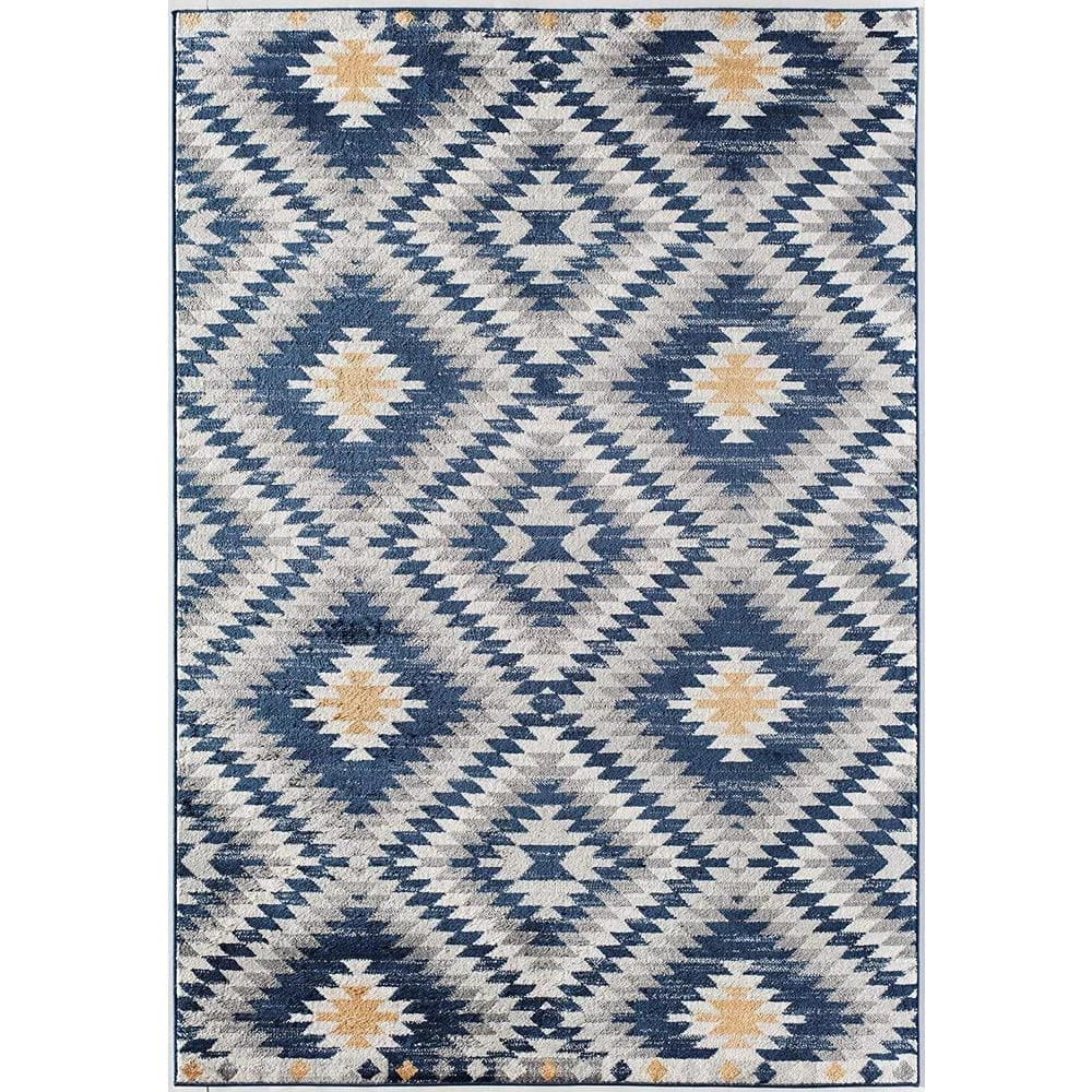 Soleil Kilim Cadet Blue Tribal Moroccan 8 ft. x 12 ft. Area Rug by CosmoLiving by Cosmopolitan 3 Soleil Kilim Cadet Blue Tribal Moroccan 8 ft. x 12 ft. Area Rug by CosmoLiving by Cosmopolitan