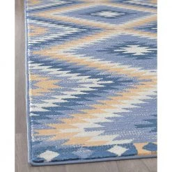 Soleil Kilim Denim Blue Tribal Moroccan 8 ft. x 12 ft. Area Rug by CosmoLiving by Cosmopolitan 12 Soleil Kilim Denim Blue Tribal Moroccan 8 ft. x 12 ft. Area Rug by CosmoLiving by Cosmopolitan -HOMELEGEND Sales blue cosmoliving by cosmopolitan area rugs ra30488 c3 1000
