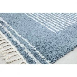 Hidden Oasis Blue 5 ft. x 7 ft. Stripe Shag Area Rug by CosmoLiving by Cosmopolitan -HOMELEGEND Sales blue cosmoliving by cosmopolitan area rugs ra32609 c3 1000
