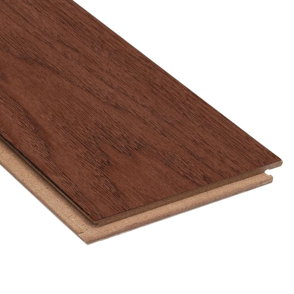 Wire Brushed Benson Hickory 3/8 in. T x 5 in. W x Varying Length Click Lock Hardwood Flooring (19.69 sq. ft. / case) by HOMELEGEND 6 Wire Brushed Benson Hickory 3/8 in. T x 5 in. W x Varying Length Click Lock Hardwood Flooring (19.69 sq. ft. / case) by HOMELEGEND - Image 4