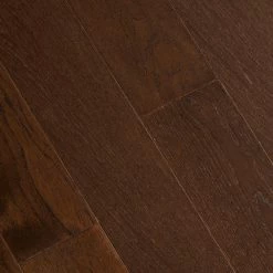 Wire Brushed Benson Hickory 3/8 in. T x 5 in. W x Varying Length Click Lock Hardwood Flooring (19.69 sq. ft. / case) by HOMELEGEND