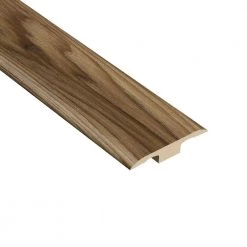 Hickory Fawn 1/4 in. Thick x 1-3/8 in. Wide x 94-1/2 in. Length Vinyl T-Molding by HOMELEGEND