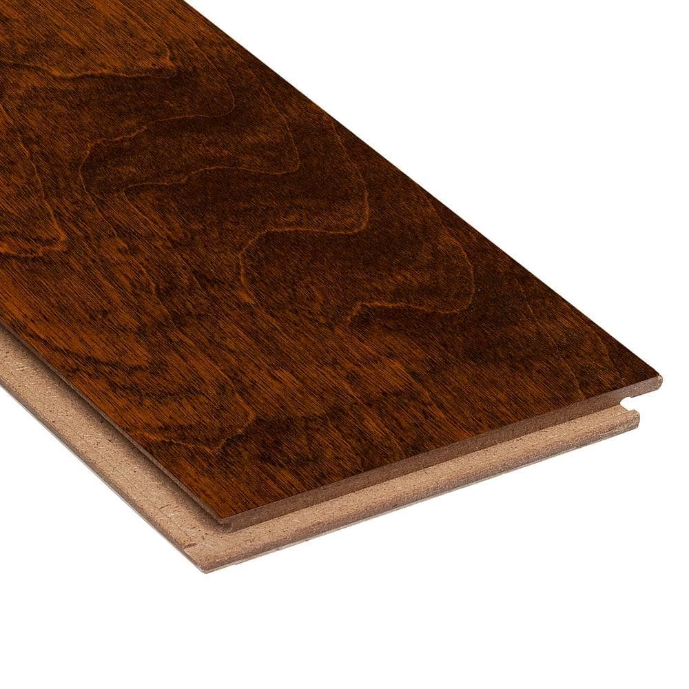 Antique Birch 3/8 in. Thick x 5 in. Wide x Varying Length Click Lock Hardwood Flooring (19.69 sq. ft. / case) by HOMELEGEND 6 Antique Birch 3/8 in. Thick x 5 in. Wide x Varying Length Click Lock Hardwood Flooring (19.69 sq. ft. / case) by HOMELEGEND - Image 4