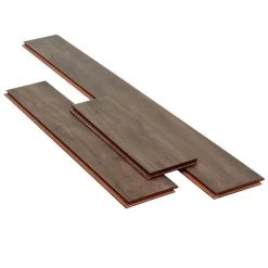 HS Smoked Gray Acacia 3/8 in. T x 5 in. W x Varying L Click Lock Exotic Engineered Hardwood Flooring(26.25 sq. ft./case) by HOMELEGEND -HOMELEGEND Sales dark gray homelegend engineered hardwood hl513h 31 1000