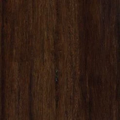 Distressed Strand Woven Harvest 3/8 in. x 5-1/8 in. Wide x 36 in. Length Click Lock Bamboo Flooring (25.625 sq.ft./case) by HOMELEGEND