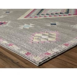 Blume Violetta Gray 5 ft. x 7 ft. Area Rug by CosmoLiving by Cosmopolitan -HOMELEGEND Sales gray cosmoliving by cosmopolitan area rugs ra27417 40 1000