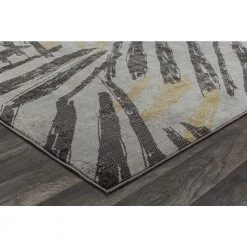 Celine GoldenTouch Gray 5 ft. x 7 ft. Area Rug by CosmoLiving by Cosmopolitan 9 Celine GoldenTouch Gray 5 ft. x 7 ft. Area Rug by CosmoLiving by Cosmopolitan -HOMELEGEND Sales gray cosmoliving by cosmopolitan area rugs ra28234 40 1000