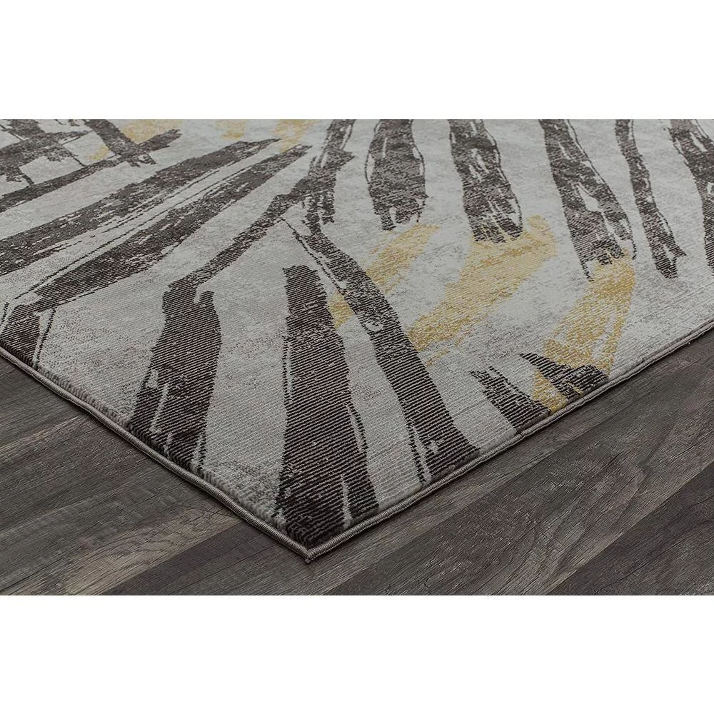 Celine GoldenTouch Gray 8 ft. x 10 ft. Area Rug by CosmoLiving by Cosmopolitan 5 Celine GoldenTouch Gray 8 ft. x 10 ft. Area Rug by CosmoLiving by Cosmopolitan - Image 3