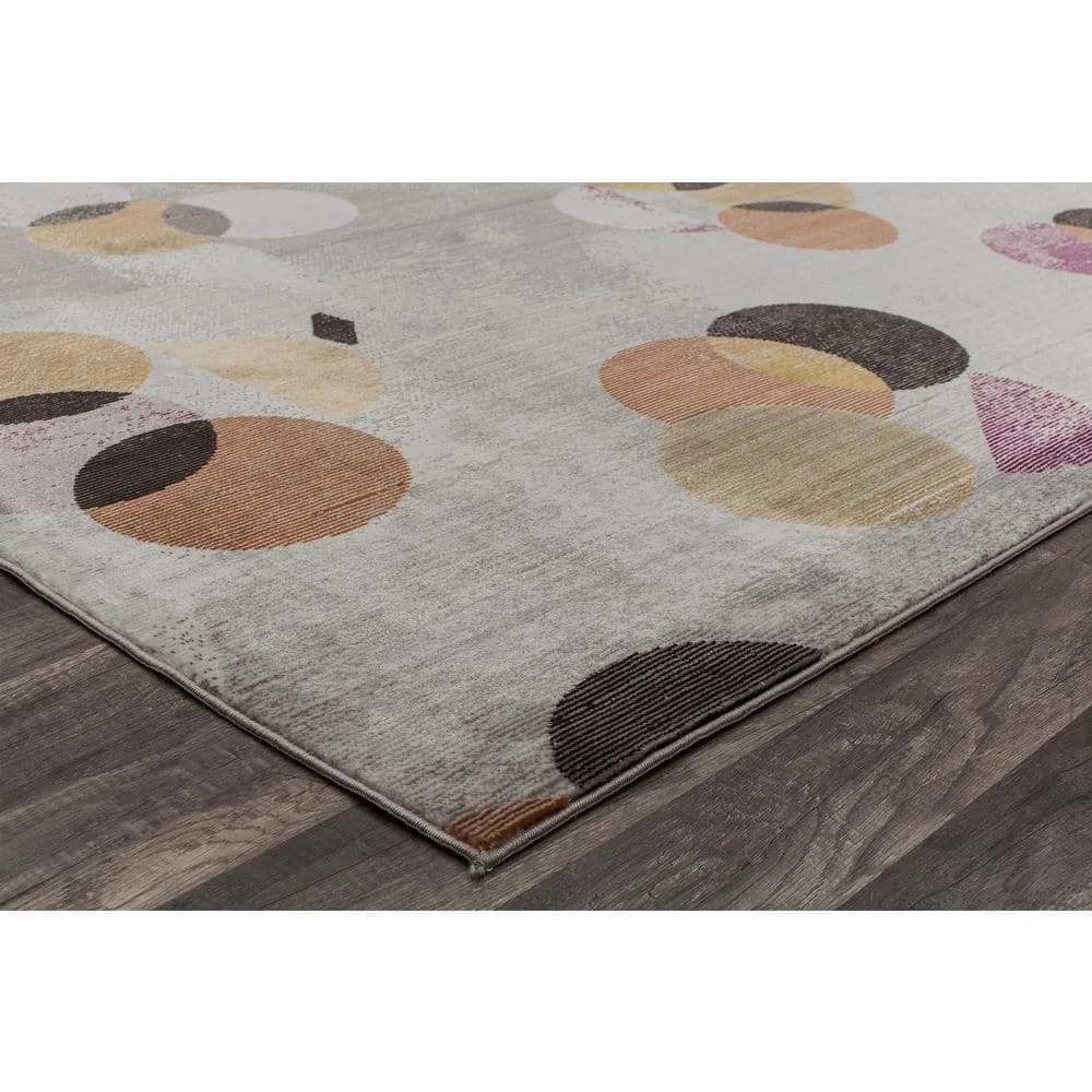 Celine GoldHint Gray 8 ft. x 10 ft. Area Rug by CosmoLiving by Cosmopolitan 5 Celine GoldHint Gray 8 ft. x 10 ft. Area Rug by CosmoLiving by Cosmopolitan - Image 3