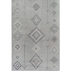 Hailey Amaranth Gray 5 ft. x 7 ft. Area Rug by CosmoLiving by Cosmopolitan