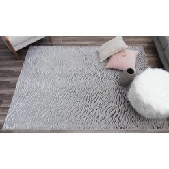 Hazel Gray Tiger Gray 5 ft. x 7 ft. Area Rug by CosmoLiving by Cosmopolitan 11 Hazel Gray Tiger Gray 5 ft. x 7 ft. Area Rug by CosmoLiving by Cosmopolitan -HOMELEGEND Sales gray cosmoliving by cosmopolitan area rugs ra28350 1f 1000