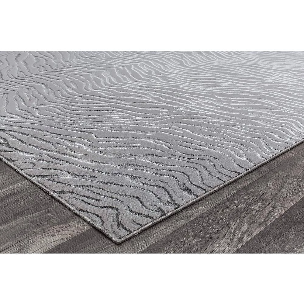 Hazel Gray Tiger Gray 5 ft. x 7 ft. Area Rug by CosmoLiving by Cosmopolitan 5 Hazel Gray Tiger Gray 5 ft. x 7 ft. Area Rug by CosmoLiving by Cosmopolitan - Image 3