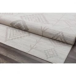 Bodrum Native Cream Gray 8 ft. x 10 ft. Area Rug by CosmoLiving by Cosmopolitan -HOMELEGEND Sales gray cosmoliving by cosmopolitan area rugs ra28365 1f 1000