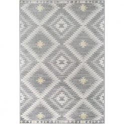 Bodrum Kilim Gray 8 ft. x 10 ft. Area Rug by CosmoLiving by Cosmopolitan