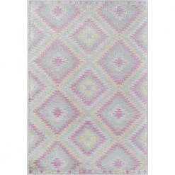 Bodrum BubbleGum Gray 5 ft. x 7 ft. Area Rug by CosmoLiving by Cosmopolitan
