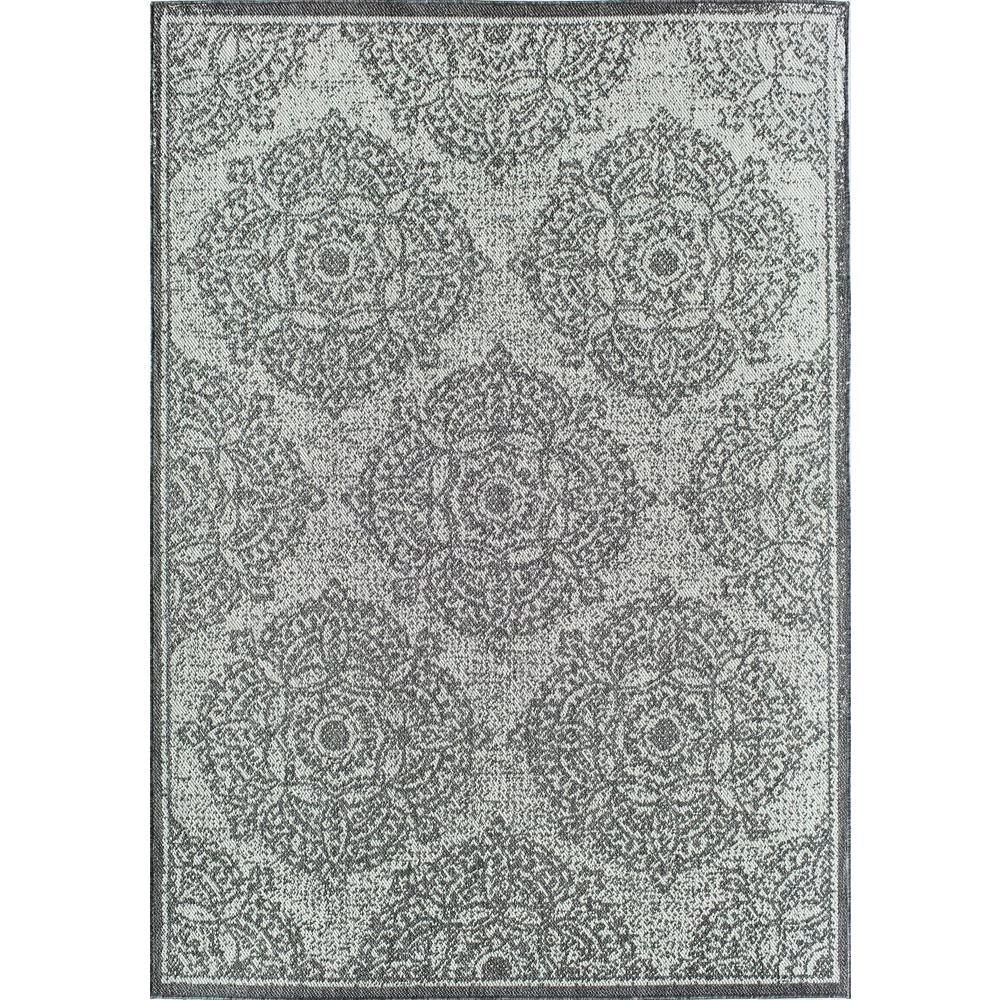 Villa Veranda Sandy Blossom Gray 8 ft. x 10 ft. Abstract Area Rug by CosmoLiving by Cosmopolitan 7 Villa Veranda Sandy Blossom Gray 8 ft. x 10 ft. Abstract Area Rug by CosmoLiving by Cosmopolitan - Image 5
