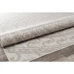 Villa Veranda Icy Swirl Gray 5 ft. x 7 ft. Transitional Abstract Area Rug by CosmoLiving by Cosmopolitan -HOMELEGEND Sales gray cosmoliving by cosmopolitan area rugs ra28436 c3 1000