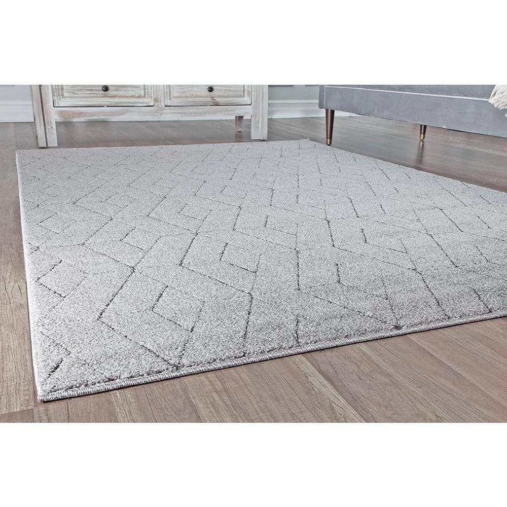 Cadence Basalt Gray 5 ft. x 7 ft. Area Rug by CosmoLiving by Cosmopolitan 7 Cadence Basalt Gray 5 ft. x 7 ft. Area Rug by CosmoLiving by Cosmopolitan - Image 5