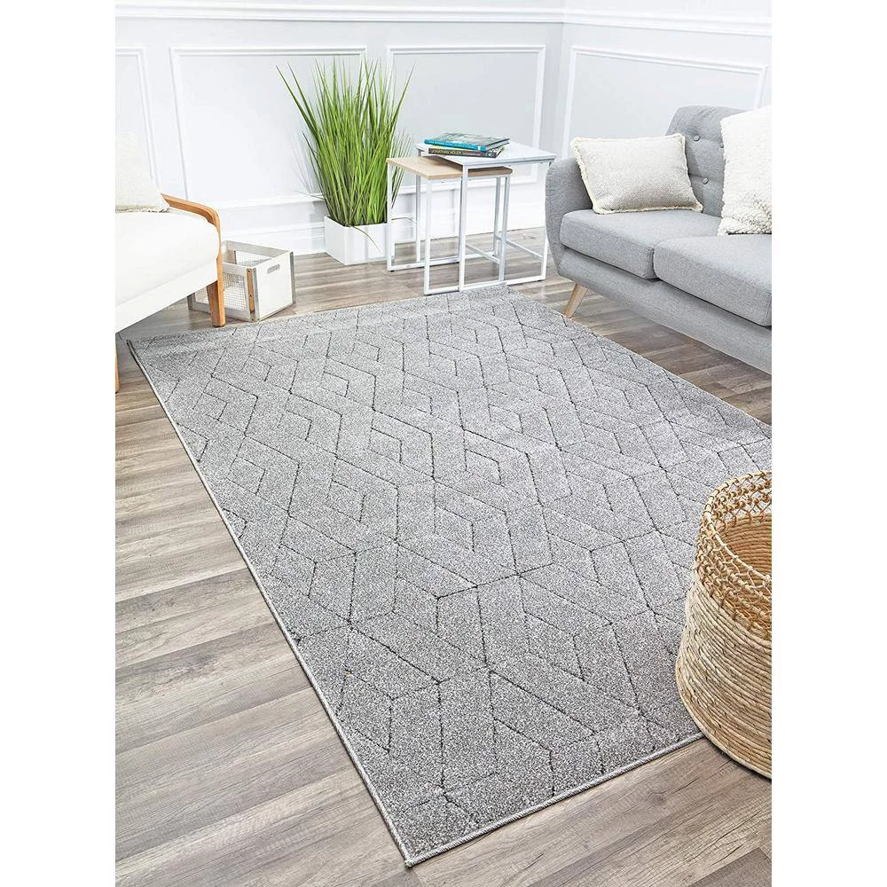 Cadence Basalt Gray 5 ft. x 7 ft. Area Rug by CosmoLiving by Cosmopolitan 4 Cadence Basalt Gray 5 ft. x 7 ft. Area Rug by CosmoLiving by Cosmopolitan - Image 2