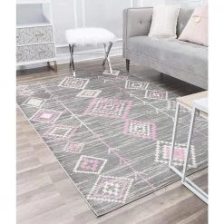 Soleil Native Blush Tribal Gray 8 ft. x 12 ft. Moroccan Area Rug by CosmoLiving by Cosmopolitan 12 Soleil Native Blush Tribal Gray 8 ft. x 12 ft. Moroccan Area Rug by CosmoLiving by Cosmopolitan -HOMELEGEND Sales gray cosmoliving by cosmopolitan area rugs ra30440 4f 1000