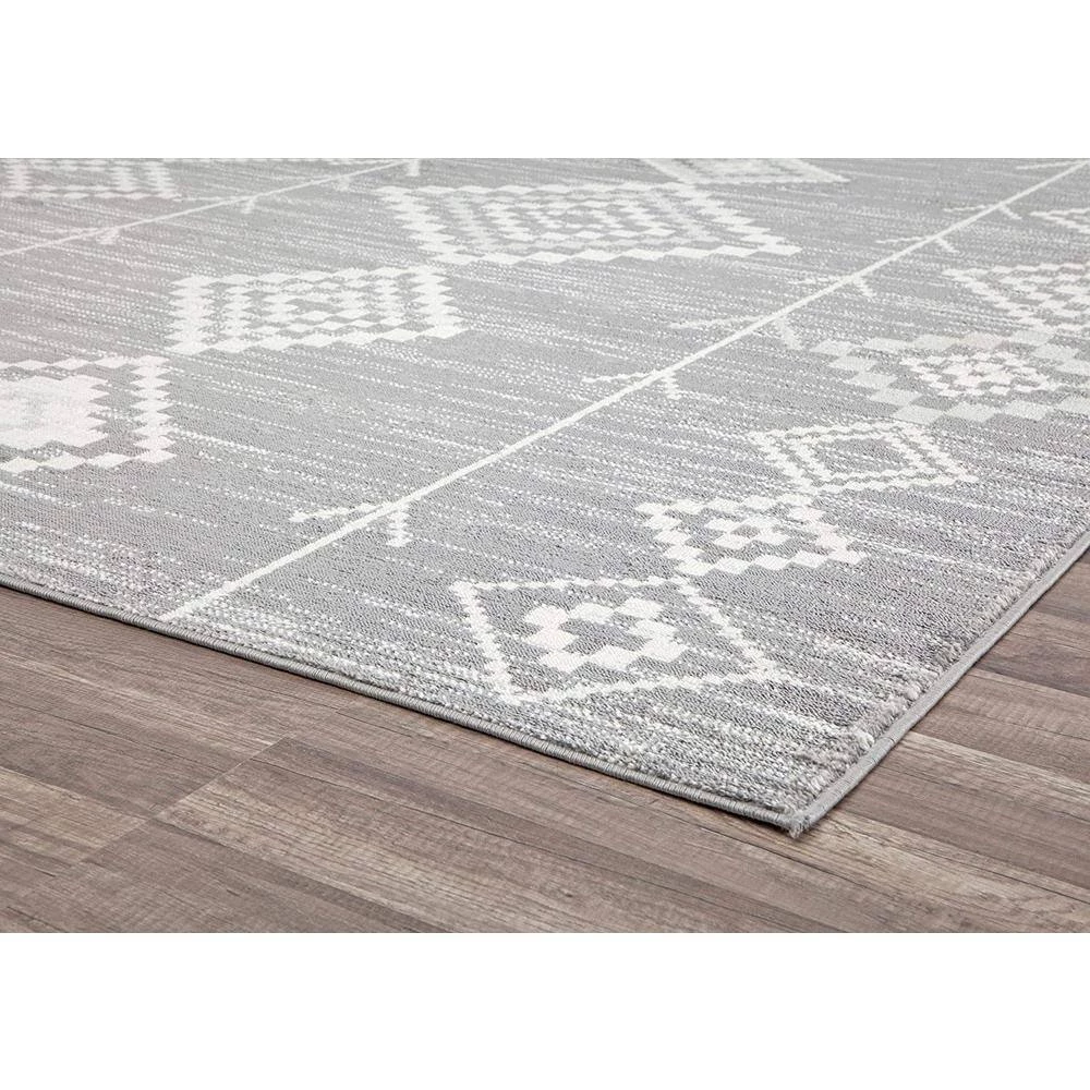 Soleil Native Driftwood Tribal Moroccan Gray 8 ft. x 12 ft. Area Rug by CosmoLiving by Cosmopolitan 8 Soleil Native Driftwood Tribal Moroccan Gray 8 ft. x 12 ft. Area Rug by CosmoLiving by Cosmopolitan - Image 6
