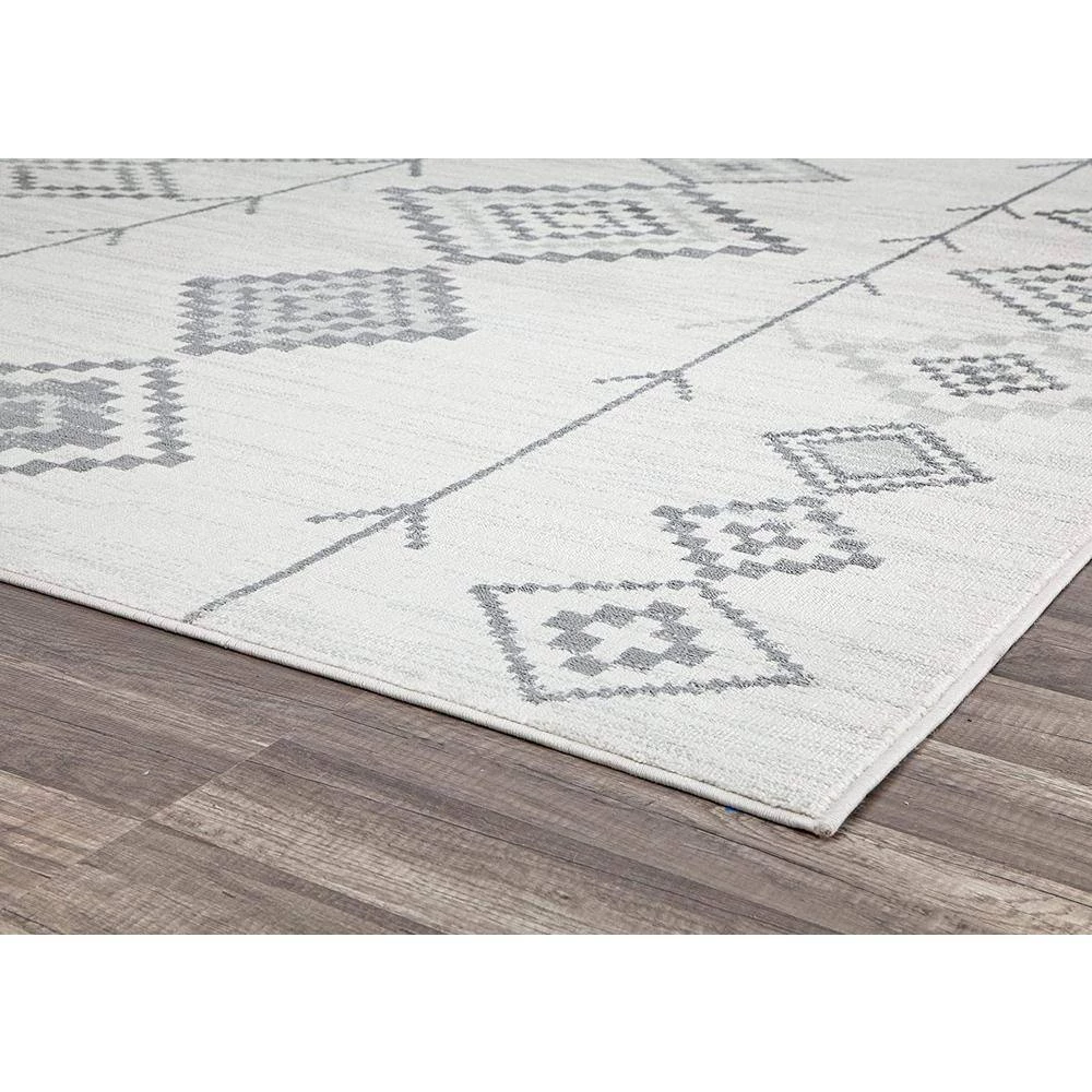 Bodrum Native White Tribal Moroccan 8 ft. x 12 ft. Area Rug by CosmoLiving by Cosmopolitan 8 Bodrum Native White Tribal Moroccan 8 ft. x 12 ft. Area Rug by CosmoLiving by Cosmopolitan - Image 6