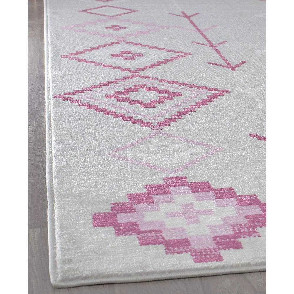 Bodrum Native Fushchia Tribal Moroccan Gray 8 ft. x 12 ft. Area Rug by CosmoLiving by Cosmopolitan 6 Bodrum Native Fushchia Tribal Moroccan Gray 8 ft. x 12 ft. Area Rug by CosmoLiving by Cosmopolitan - Image 4