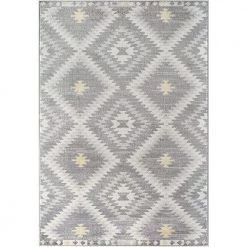 Soleil Kilim Gray 8 ft. x 12 ft. Tribal Moroccan Area Rug by CosmoLiving by Cosmopolitan