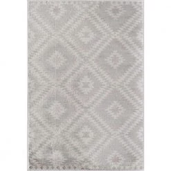Soleil Sea Breeze Tribal Moroccan Gray 8 ft. x 12 ft. Area Rug by CosmoLiving by Cosmopolitan