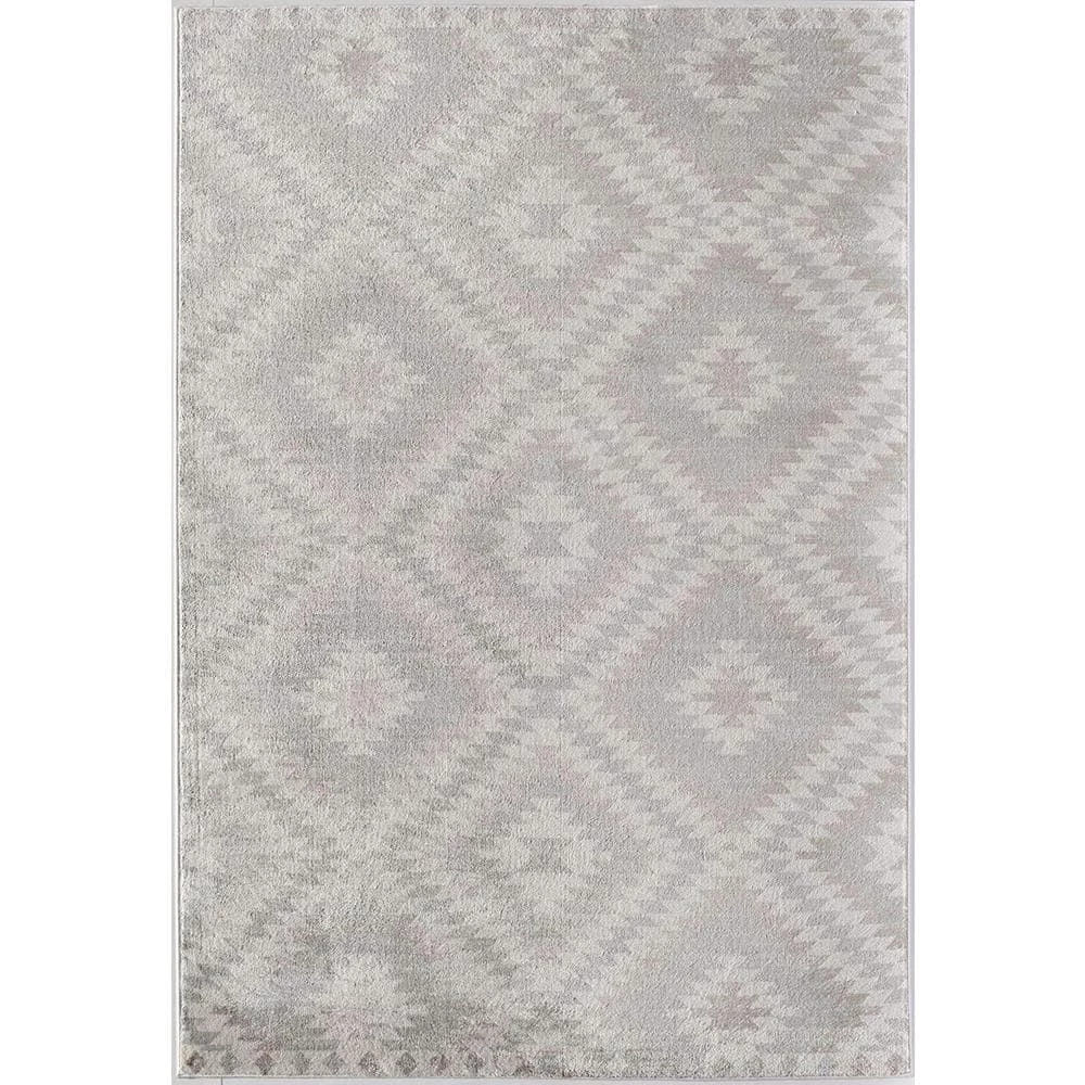 Soleil Sea Breeze Tribal Moroccan Gray 8 ft. x 12 ft. Area Rug by CosmoLiving by Cosmopolitan 3 Soleil Sea Breeze Tribal Moroccan Gray 8 ft. x 12 ft. Area Rug by CosmoLiving by Cosmopolitan