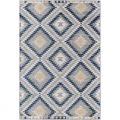 Soleil Sunset Tribal Gray 8 ft. x 12 ft. Moroccan Area Rug by CosmoLiving by Cosmopolitan