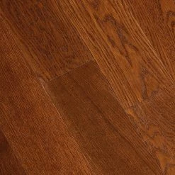 Gunstock Oak 3/8 in. Thick x 5 in. Wide x Varying Length Click Lock Hardwood Flooring (19.686 sq. ft. / case) by HOMELEGEND