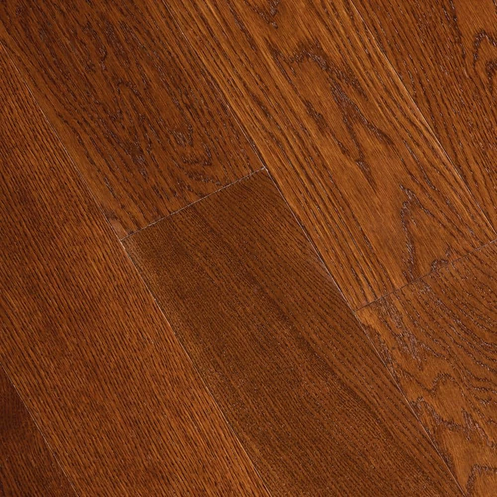 Gunstock Oak 3/8 in. Thick x 5 in. Wide x Varying Length Click Lock Hardwood Flooring (19.686 sq. ft. / case) by HOMELEGEND 2 Gunstock Oak 3/8 in. Thick x 5 in. Wide x Varying Length Click Lock Hardwood Flooring (19.686 sq. ft. / case) by HOMELEGEND