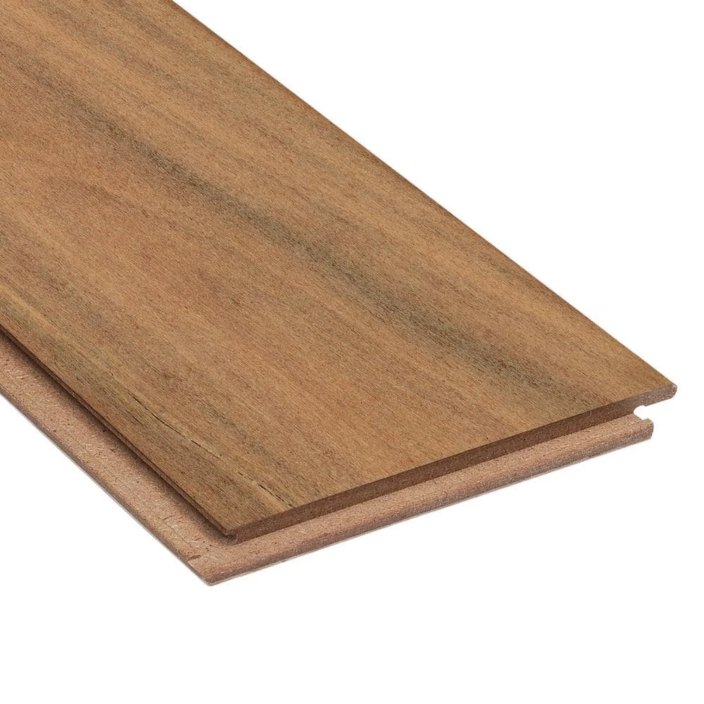 Hand Scraped Ember Acacia 3/8 in. T x 5 in. W x Varying Length Click Lock Exotic Hardwood Flooring (26.25 sq.ft. / case) by HOMELEGEND 5 Hand Scraped Ember Acacia 3/8 in. T x 5 in. W x Varying Length Click Lock Exotic Hardwood Flooring (26.25 sq.ft. / case) by HOMELEGEND - Image 3