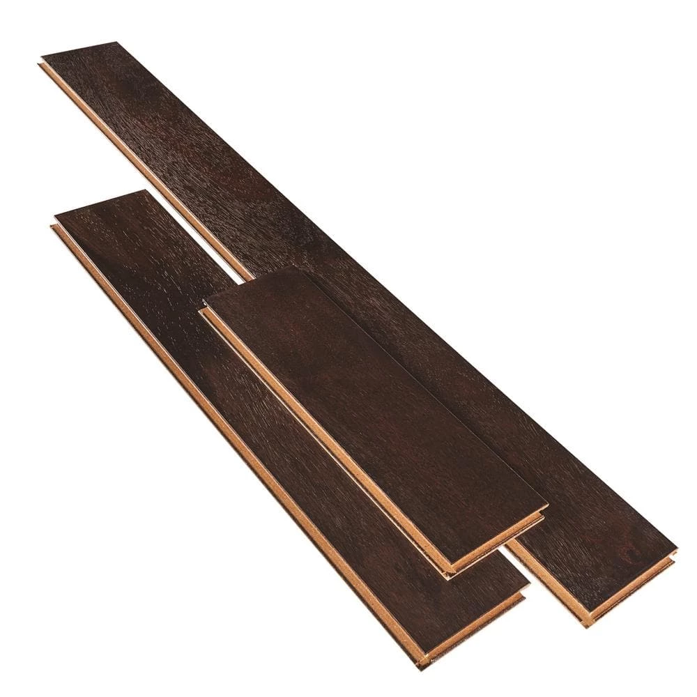 Auburn Acacia 3/8 in. T x 5 in. W x Varying Length Click Lock Exotic Engineered Hardwood Flooring (26.25 sq. ft./case) by HOMELEGEND 4 Auburn Acacia 3/8 in. T x 5 in. W x Varying Length Click Lock Exotic Engineered Hardwood Flooring (26.25 sq. ft./case) by HOMELEGEND - Image 2
