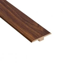 High Gloss Ladera Oak 1/4 in. Thick x 1-7/16 in. Wide x 94 in. Length Laminate T-Molding by HOMELEGEND